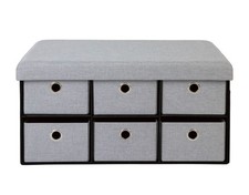 Livarno Home Sitzbank hellgrau