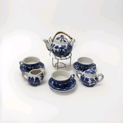 Miniatur porzellan teeservice - miniatur,