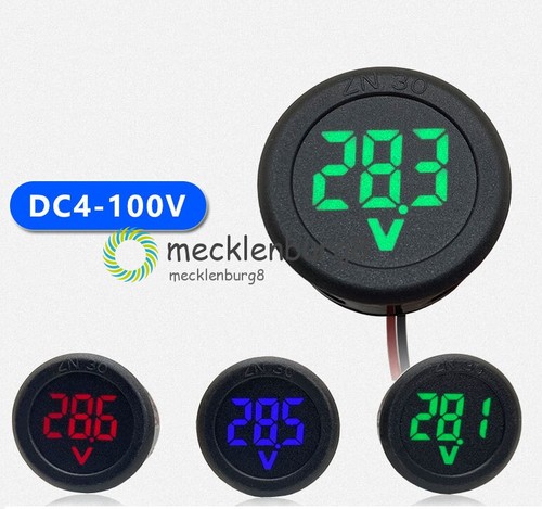 Led digital display voltmeter - led,
