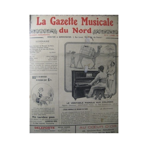 Gazette musikalische nord - la,