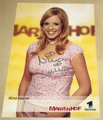 Rar nina louise autogrammkarte - rar,