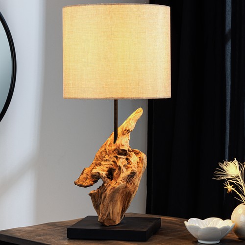 Treibholz tischlampe hypnotic - tischlampe,