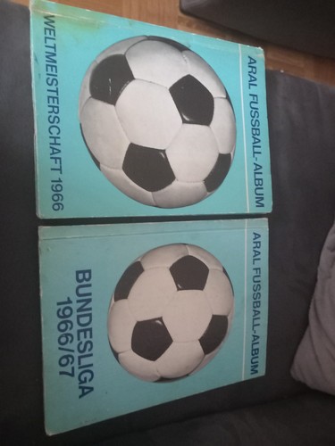 Zwei aral fußball alben - fußball, wm