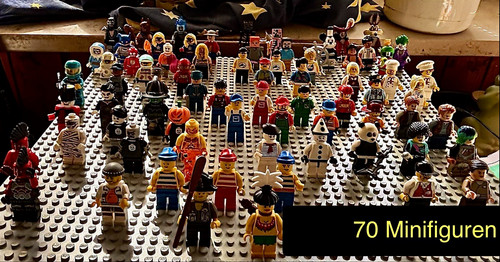 Lego minifiguren sammlung 70 - sammlung, (70