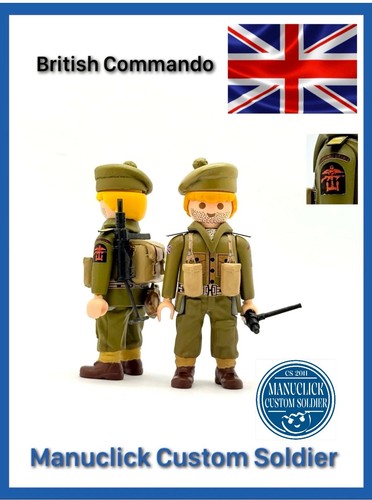Playmobil custom ww2 soldat - ww2,