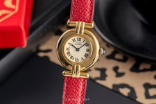 Cartier Colisée must de Cartier Vermeil "Ivory Roman Dial" Damenuhr Ref. 590002