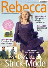 ?REBECCA Nr.38 Strickmode für wamre und kalte Tage Tweedlook,Zopfmuster