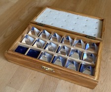 esoterisches Set aus 16 Kristallpyramiden Meditation Energie Sacred Geometry