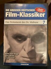 Die großen deutschen Filmklassiker . Das Testament des Doktor Mabuse
