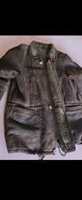 Herren Lederjacke Lammfell - edle Designer Handarbeit Gr. 56 