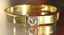 585 Gold Ring Brillant 0,12 ct