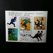 Block 28 Frankreich  2000, Tintin et Milou, Comic, postfrisch