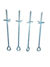 4x Erdnägel Zeltheringe Sturmhaken 30cm