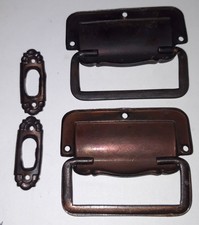 2 Alte Truhengriffe,abklappbar
