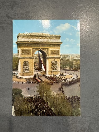 Postkarte paris arc - paris,