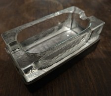 Massiver Aschenbecher Glas