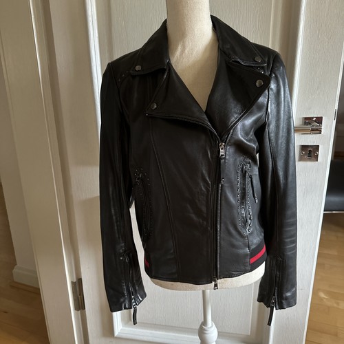 Marc cain lederjacke schwarz - cain,