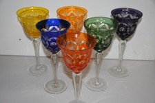 6 vintage Römergläser