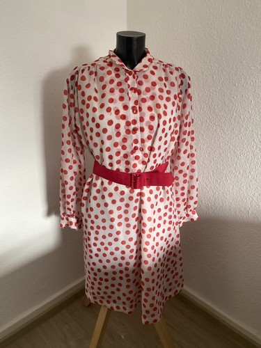 Vintage kleid gepunktet - vintage,
