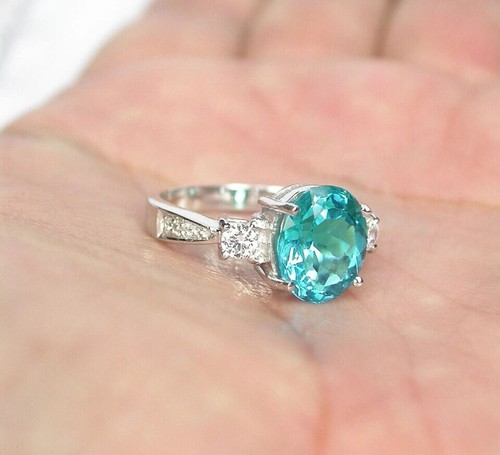 Natürlicher blauer paraiba - natürlicher,