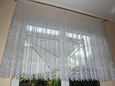 NEU Hochwertige Gardine Marquisette Spitze  MAßANFERTIGUNG