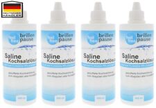 1A Kochsalzlösung (4x 360ml) Saline Kontaktlinsen Abspüllösung weiche hart