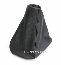 Passend für MERCEDES W203 C-Klasse Schaltsack, Schaltmanschette LEDER / SCHWARZ