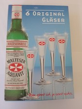 6 Original Gläser Malteser