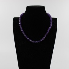 375 Gold Amethyst Kette