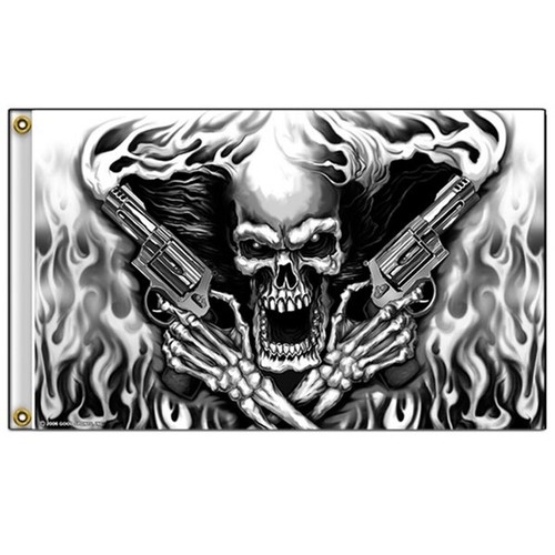 Große biker chopper skull - biker,
