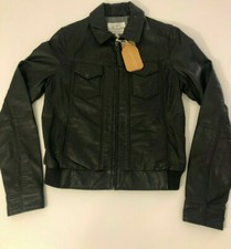 Wrangler lederjacke leather - wrangler,