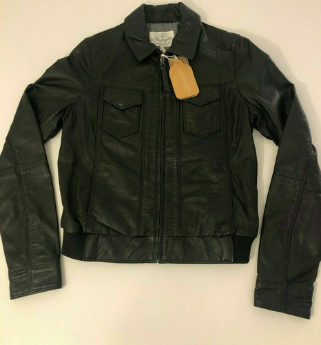 Wrangler lederjacke leather - wrangler,
