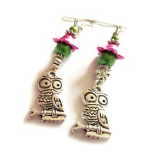 Eulen Ohrringe lange
