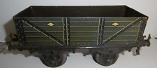 altes Blechspielzeug Eisenbahn Wagen Waggon Bub Nürnberg offener Güterwagen