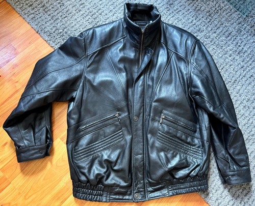Lederjacke jacke schwarz - lederjacke,