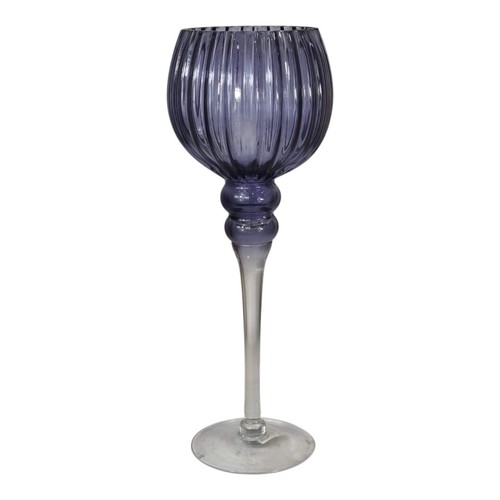Glaskelch 35cm lila lavendel
