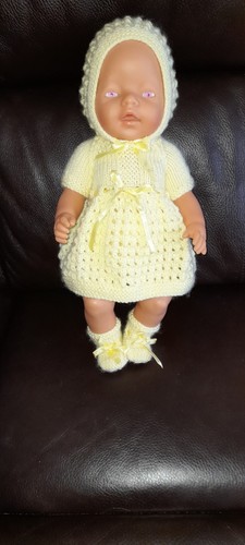 Handgestrickte puppenkleidung - handgestrickte,