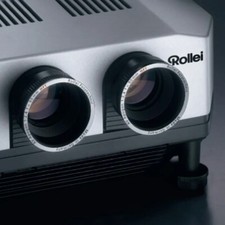 ROLLEI twin-Diaprojektor MSC 535 (250W) gebraucht, mit Flight-Case + 2.8/150 Obj