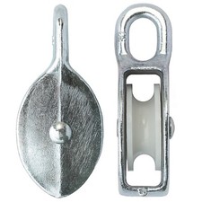 Seilrolle 50 mm Drahtseilblock Umlenkrolle Blockseilrolle Blockrolle.