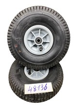 2 Stück Luft Reifen Rad mit Felge 4.10/3.50-4 für Sackkarre Schubkarre 48136