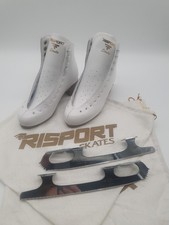 Risport Etoile Ice Skates Schlittschuhe Gr.37 Eiskunstlauf Neu Profi Weiß White