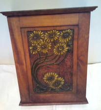 seltenes Jugendstil  Schlüsselkästchen um 1900 floral geschnitzt und gefasst