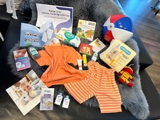 19 TLG BABY PFLEGE PAKET GROß PAMPERS SEBA MED WELEDA NAÏF FROSCH BABYLOVE WINDE