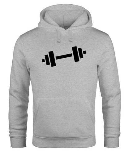 Hoodie herren hantel lude - hoodie,