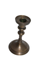 Kerzenständer Messing für eine Kerze  D Boden 9 cm Höhe 14 cm