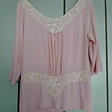 Gebr.Da.Shirt,Gr.40/42,Fb.Rosa,Marke:L Impossible,Material:Polyester-Elastan