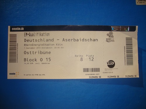 2010 ticket deutschland - 2010,