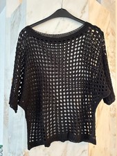 Damen Netz Pullover Gr. 38
