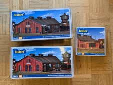 KIBRI H0: 2x Ringlokschuppen