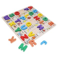 Holz ABC Bausteine Kinder